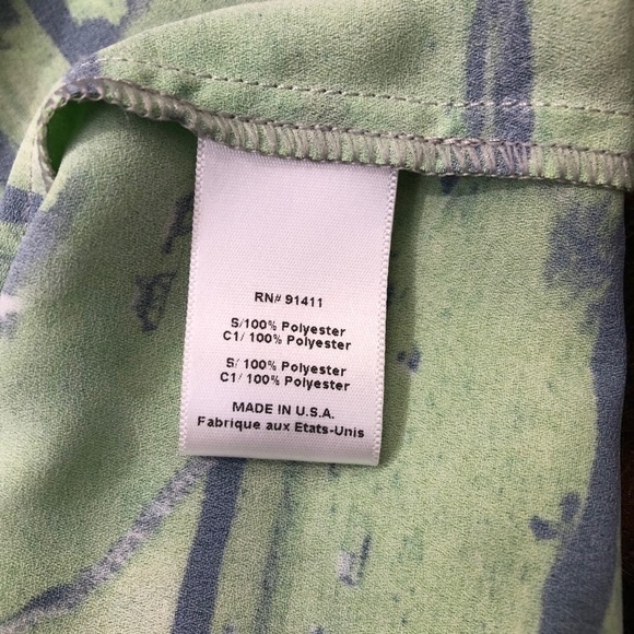 Clover Canyon Print Split Back Tank XS Colorful - Picture 5 of 5